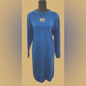 💎”VINTAGE* A’MILANO - PARIS MILANO NEW YORK!! DESIGNER SWEATER DRESS!!